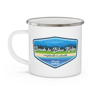 Beach to Blue Ridge - Enamel Campfire Mug