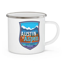 Load image into Gallery viewer, Austin to Aspen - Enamel Campfire Mug
