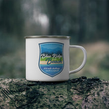 Load image into Gallery viewer, Blue Ridge to The Beach - Enamel Campfire Mug