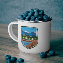 Load image into Gallery viewer, Bend to Whistler - Enamel Campfire Mug
