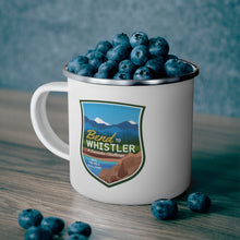 Load image into Gallery viewer, Bend to Whistler - Enamel Campfire Mug