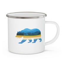 Load image into Gallery viewer, Life You Lead - Bear - Enamel Campfire Mug