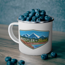 Load image into Gallery viewer, Whistler to Beand - Enamel Campfire Mug