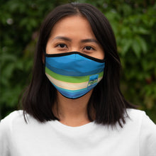 Load image into Gallery viewer, Blue Ridge to The Beach - Fitted Polyester Face Mask
