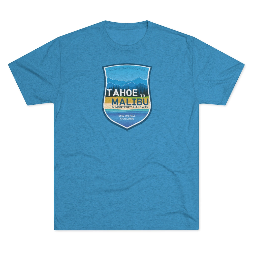 Copy of Tahoe to Malibu Men's Tri-Blend Crew Tee