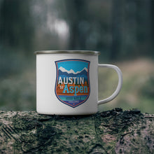 Load image into Gallery viewer, Austin to Aspen - Enamel Campfire Mug
