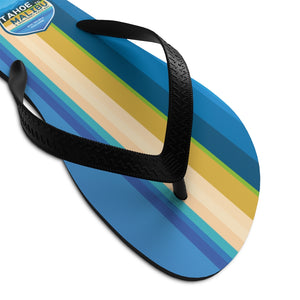Tahoe to Malibu Unisex Flip-Flops
