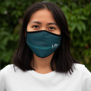 Life You Lead - Fitted Polyester Face Mask - Teal