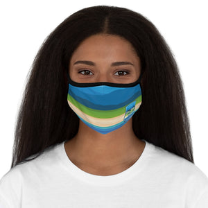 Blue Ridge to The Beach - Fitted Polyester Face Mask