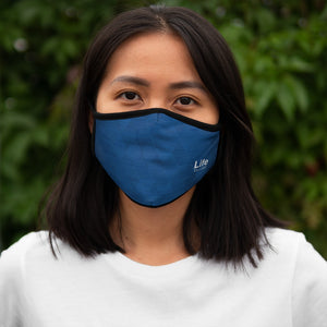 Life You Lead - Fitted Polyester Face Mask - Blue Ocean