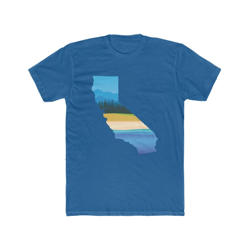 Tahoe to Malibu - California Cotton Crew Tee