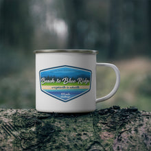 Load image into Gallery viewer, Beach to Blue Ridge - Enamel Campfire Mug
