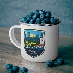 Boston to Bar Harbor - Enamel Campfire Mug