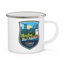 Load image into Gallery viewer, Boston to Bar Harbor - Enamel Campfire Mug
