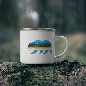 Life You Lead - Bear - Enamel Campfire Mug