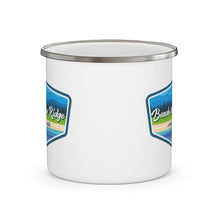 Load image into Gallery viewer, Beach to Blue Ridge - Enamel Campfire Mug
