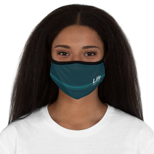 Life You Lead - Fitted Polyester Face Mask - Teal