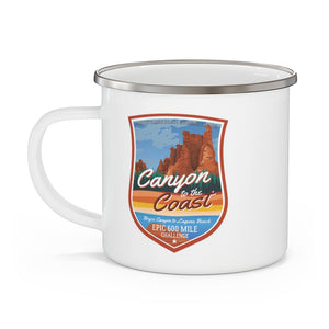 Canyon to The Coast - Enamel Campfire Mug