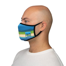 Load image into Gallery viewer, Blue Ridge to The Beach - Fitted Polyester Face Mask
