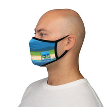 Load image into Gallery viewer, Blue Ridge to The Beach - Fitted Polyester Face Mask
