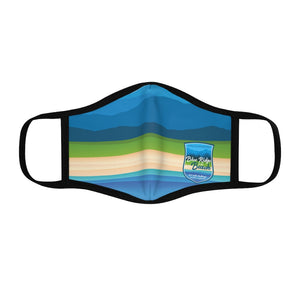 Blue Ridge to The Beach - Fitted Polyester Face Mask