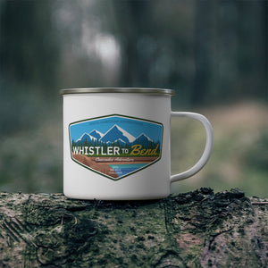 Whistler to Beand - Enamel Campfire Mug