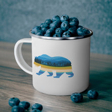 Load image into Gallery viewer, Life You Lead - Bear - Enamel Campfire Mug
