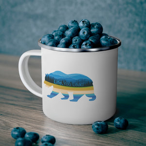 Life You Lead - Bear - Enamel Campfire Mug