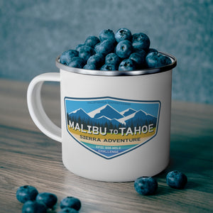 Malibu to Tahoe - Enamel Campfire Mug