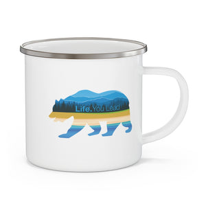 Life You Lead - Bear - Enamel Campfire Mug