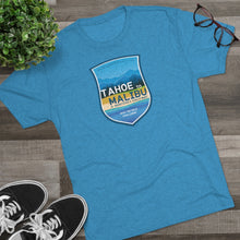 Load image into Gallery viewer, Copy of Tahoe to Malibu Men&#39;s Tri-Blend Crew Tee
