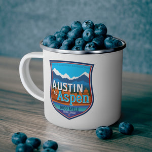 Austin to Aspen - Enamel Campfire Mug