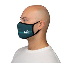 Load image into Gallery viewer, Life You Lead - Fitted Polyester Face Mask - Teal
