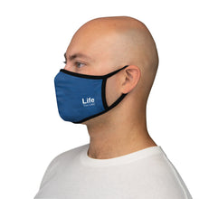 Load image into Gallery viewer, Life You Lead - Fitted Polyester Face Mask - Blue Ocean
