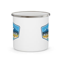Load image into Gallery viewer, Malibu to Tahoe - Enamel Campfire Mug
