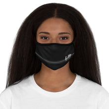 Load image into Gallery viewer, Life You Lead - Fitted Polyester Face Mask BLK
