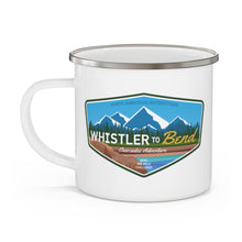Load image into Gallery viewer, Whistler to Beand - Enamel Campfire Mug
