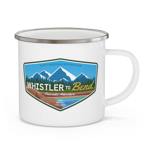 Whistler to Beand - Enamel Campfire Mug